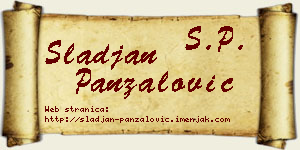 Slađan Panzalović vizit kartica